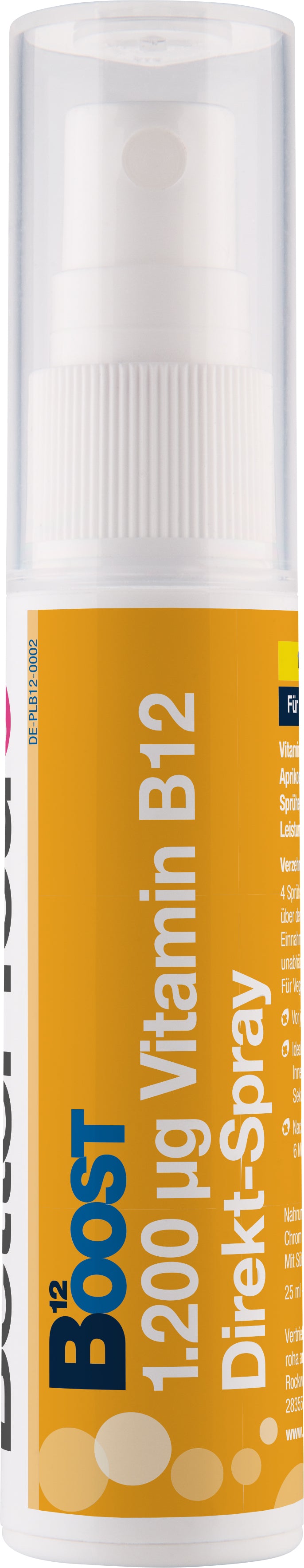 BetterYou Vitamin B12 1200 μg Direkt-Spray, 25 ml